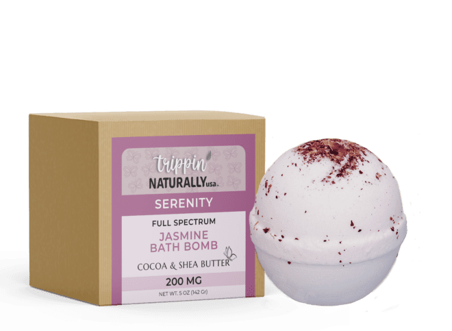 A Jasmin Bath Bomb in White Color